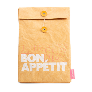 Tan Vintage Bon Appetit Lunch Bag Tan Vintage Bon Appetit Lunch Bag