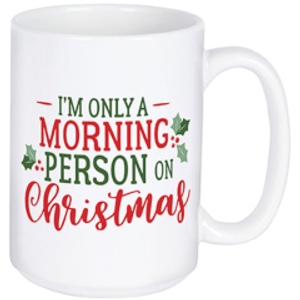 Morning Person on Christmas Mug Morning Person on Christmas Mug