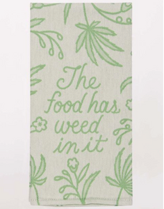 This Food Has Weed Woven Dish Towel This Food Has Weed Woven Dish Towel