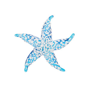 Glass Blue Sea Star