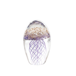 Glass Jellyfish Purple Glass Jellyfish Purple