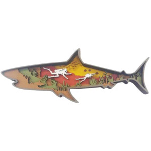 Scuba Shark Shelf Sitter