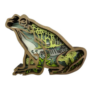 Lily Pad Frog Shelf Sitter