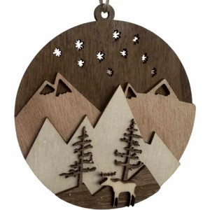 Moose Round Ornament Moose Round Ornament