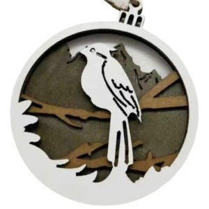 Cardinal Round Ornament Cardinal Round Ornament