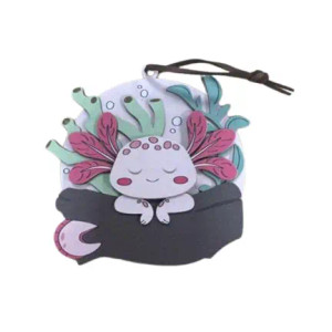 Pink Axolotl Ornament