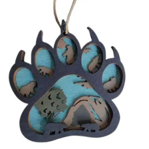 Bear Paw Ornament Bear Paw Ornament