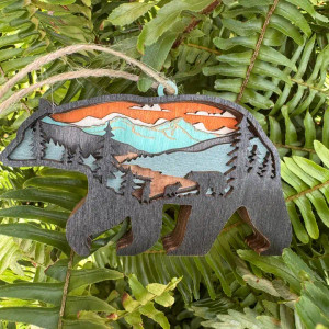 Bears & Mountains Ornament Bears & Mountains Ornament