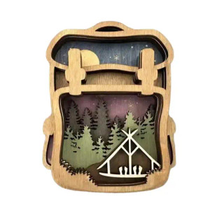 Camping Bag Shelf Sitter