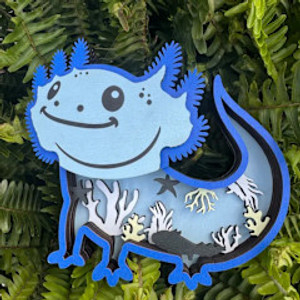 Blue Axolotl Shelf Sitter Blue Axolotl Shelf Sitter