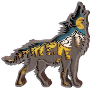 Wolf Small Shelf Sitter Wolf Small Shelf Sitter