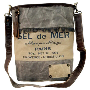 Sel De Mer Canvas Shoulder Bag Sel De Mer Canvas Shoulder Bag