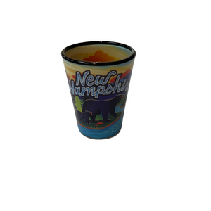 NH Whimsy Art Shot Glass NH Whimsy Art Shot Glass