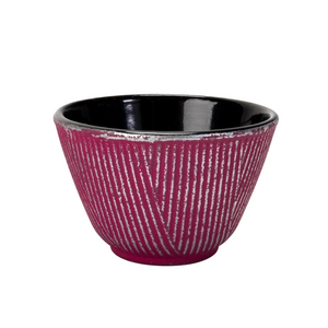 Magenta Cast Iron Teacup Magenta Cast Iron Teacup