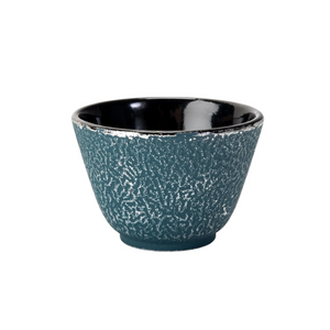Blue Cast Iron Teacup Blue Blue Cast Iron Teacup Blue