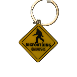 Bigfoot Xing Keychain