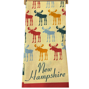 New Hampshire Color Moose Towel