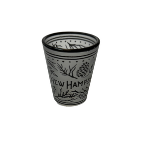 NH Scroll Art Shot Glass NH Scroll Art Shot Glass