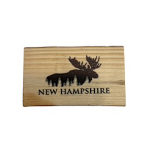 Wood NH Moose Magnet Wood NH Moose Magnet