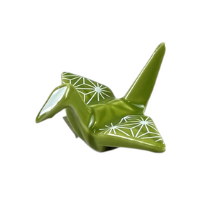 Green Crane Chopsticks Holder Green Crane Chopsticks Holder