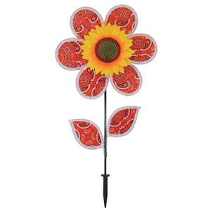12" SM Paisley Sunflower Flower Spinner 12" SM Paisley Sunflower Flower Spinner