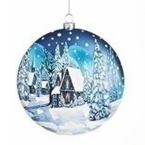 Scenic Bue Sky Cabin Ornament Scenic Bue Sky Cabin Ornament