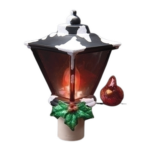 Lantern Flicker with Cardinal Nightlight Lantern Flicker with Cardinal Nightlight
