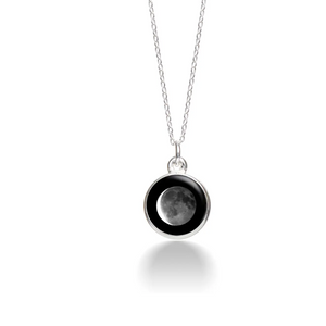 Stainless Moon Phase: CD Waning Crescent Necklace Stainless Moon Phase: CD Waning Crescent Necklace