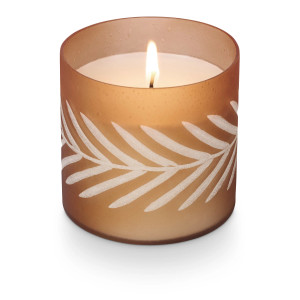 Copper Leaves Gather Glass Candle Copper Leaves Gather Glass Candle