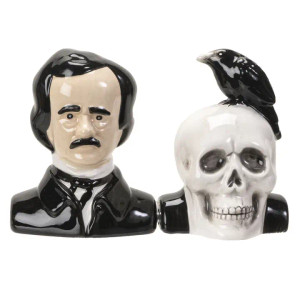 Edgar Allen Poe Salt & Pepper Shaker