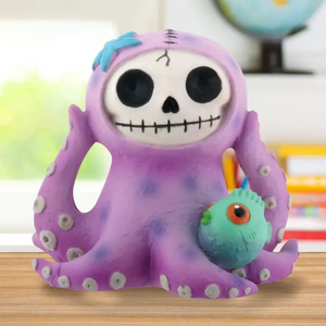 Furrybones Figurine Octopee Purple Octopus Furrybones Figurine Octopee Purple Octopus