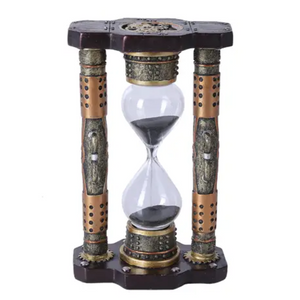 Black Steampunk Sandtimer Black Steampunk Sandtimer