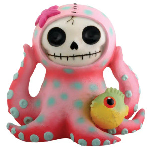 Furrybones Octopee Pink Octopus Figurine