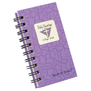 Daily Devotions- A Prayer Mini Journal- Eggplant Daily Devotions- A Prayer Mini Journal- Eggplant
