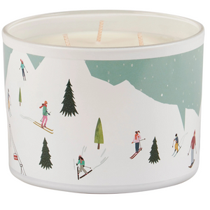 Skiing Fun Candle Skiing Fun Candle