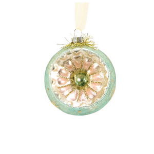 Pastel Retro Glass Ornament