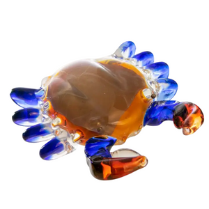 Glass Crab Blue