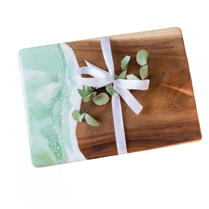 Mojito Light Green Resin Charcuterie Board