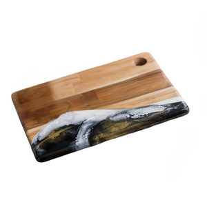 Onyx Resin Accented Acacia Cheese Board Onyx Resin Accented Acacia Cheese Board