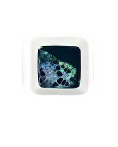 Northern Lights Resin Accented Ceramic Dipping Bowl Northern Lights Resin Accented Ceramic Dipping Bowl