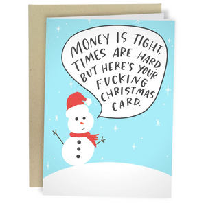 F*cking Christmas Funny Christmas Card F*cking Christmas Funny Christmas Card