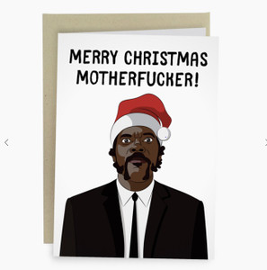 Mery Christmas Motherf*cker Funny Christmas Card Mery Christmas Motherf*cker Funny Christmas Card