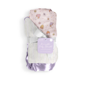Reversible Baby Blanket Mushy Love