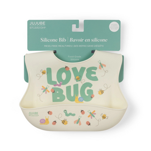 Love Bug Silicone Bib Love Bug Silicone Bib