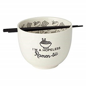 Hopeless Ramen-tic Ramen Bowl and Chopstick Set