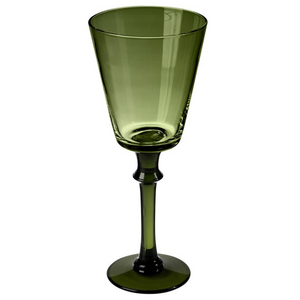 Olive Wine Glass
