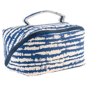 Blue Shibori Cosmetic Bag Blue Shibori Cosmetic Bag