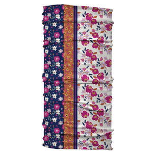 Navy Plum Split Floral Wide Headband Navy Plum Split Floral Wide Headband