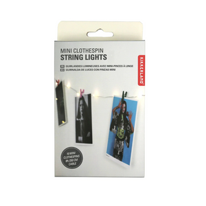 Mini Clothespin String Lights