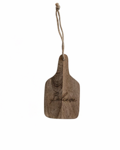 Believe Wood Cutting/Cheese Board Believe Wood Cutting/Cheese Board